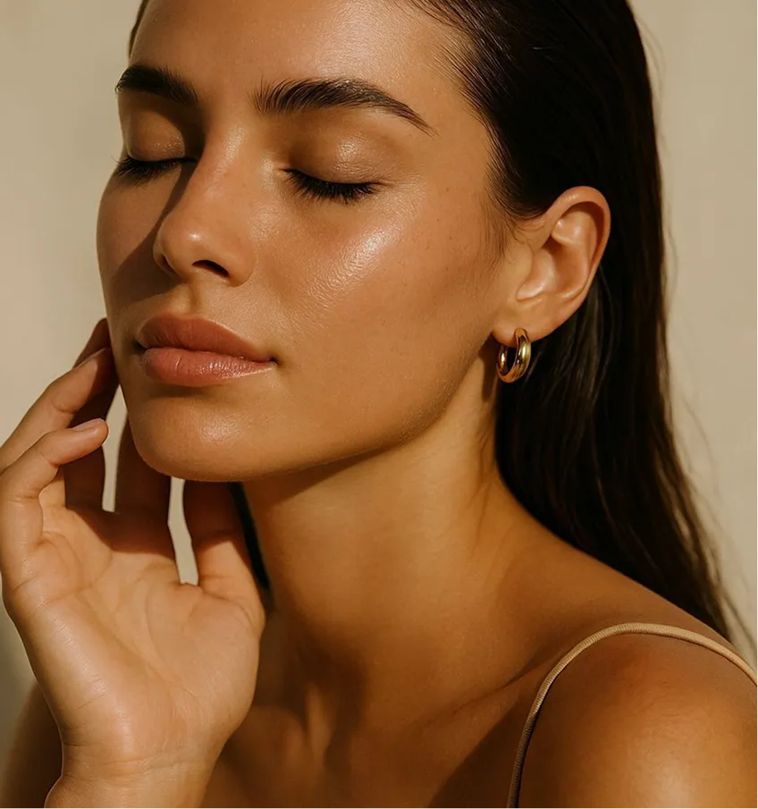 Cheek laser hair removal treatment at Elevate Aesthetics